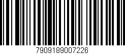 Código de barras (EAN, GTIN, SKU, ISBN): '7909189007226'