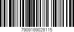 Código de barras (EAN, GTIN, SKU, ISBN): '7909189028115'