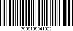 Código de barras (EAN, GTIN, SKU, ISBN): '7909189041022'