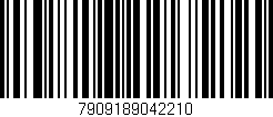 Código de barras (EAN, GTIN, SKU, ISBN): '7909189042210'