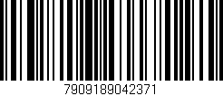 Código de barras (EAN, GTIN, SKU, ISBN): '7909189042371'
