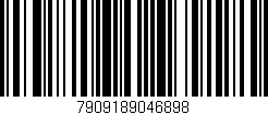 Código de barras (EAN, GTIN, SKU, ISBN): '7909189046898'