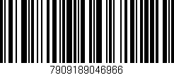 Código de barras (EAN, GTIN, SKU, ISBN): '7909189046966'