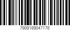 Código de barras (EAN, GTIN, SKU, ISBN): '7909189047178'