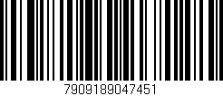 Código de barras (EAN, GTIN, SKU, ISBN): '7909189047451'