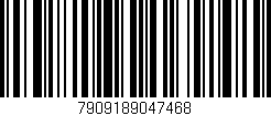 Código de barras (EAN, GTIN, SKU, ISBN): '7909189047468'