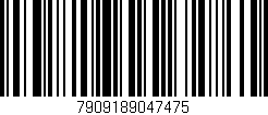 Código de barras (EAN, GTIN, SKU, ISBN): '7909189047475'