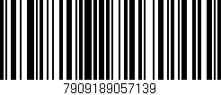 Código de barras (EAN, GTIN, SKU, ISBN): '7909189057139'