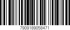 Código de barras (EAN, GTIN, SKU, ISBN): '7909189058471'