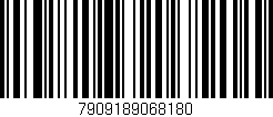 Código de barras (EAN, GTIN, SKU, ISBN): '7909189068180'