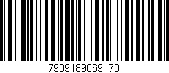 Código de barras (EAN, GTIN, SKU, ISBN): '7909189069170'