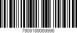 Código de barras (EAN, GTIN, SKU, ISBN): '7909189069996'