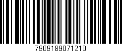 Código de barras (EAN, GTIN, SKU, ISBN): '7909189071210'
