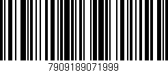 Código de barras (EAN, GTIN, SKU, ISBN): '7909189071999'