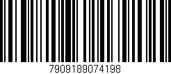 Código de barras (EAN, GTIN, SKU, ISBN): '7909189074198'