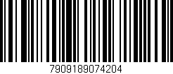 Código de barras (EAN, GTIN, SKU, ISBN): '7909189074204'