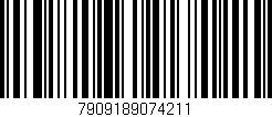 Código de barras (EAN, GTIN, SKU, ISBN): '7909189074211'