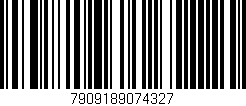 Código de barras (EAN, GTIN, SKU, ISBN): '7909189074327'