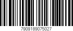 Código de barras (EAN, GTIN, SKU, ISBN): '7909189075027'