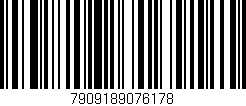 Código de barras (EAN, GTIN, SKU, ISBN): '7909189076178'