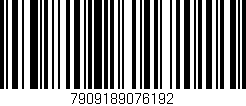 Código de barras (EAN, GTIN, SKU, ISBN): '7909189076192'