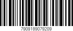 Código de barras (EAN, GTIN, SKU, ISBN): '7909189079209'