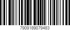 Código de barras (EAN, GTIN, SKU, ISBN): '7909189079483'