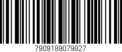 Código de barras (EAN, GTIN, SKU, ISBN): '7909189079827'