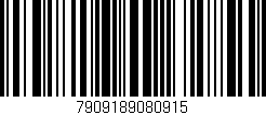 Código de barras (EAN, GTIN, SKU, ISBN): '7909189080915'