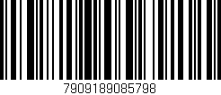 Código de barras (EAN, GTIN, SKU, ISBN): '7909189085798'