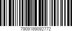 Código de barras (EAN, GTIN, SKU, ISBN): '7909189092772'