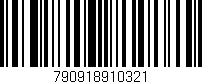 Código de barras (EAN, GTIN, SKU, ISBN): '790918910321'