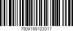 Código de barras (EAN, GTIN, SKU, ISBN): '7909189103317'