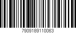 Código de barras (EAN, GTIN, SKU, ISBN): '7909189110063'