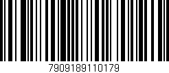 Código de barras (EAN, GTIN, SKU, ISBN): '7909189110179'