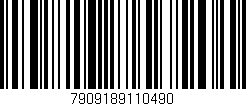 Código de barras (EAN, GTIN, SKU, ISBN): '7909189110490'