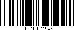 Código de barras (EAN, GTIN, SKU, ISBN): '7909189111947'