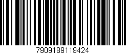 Código de barras (EAN, GTIN, SKU, ISBN): '7909189119424'