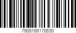 Código de barras (EAN, GTIN, SKU, ISBN): '7909189170630'