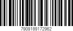 Código de barras (EAN, GTIN, SKU, ISBN): '7909189172962'