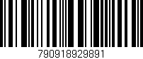 Código de barras (EAN, GTIN, SKU, ISBN): '790918929891'
