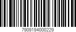 Código de barras (EAN, GTIN, SKU, ISBN): '7909194000229'