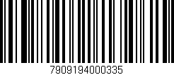 Código de barras (EAN, GTIN, SKU, ISBN): '7909194000335'