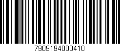 Código de barras (EAN, GTIN, SKU, ISBN): '7909194000410'