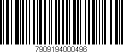 Código de barras (EAN, GTIN, SKU, ISBN): '7909194000496'