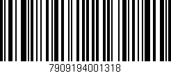 Código de barras (EAN, GTIN, SKU, ISBN): '7909194001318'