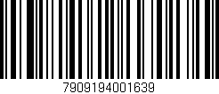 Código de barras (EAN, GTIN, SKU, ISBN): '7909194001639'