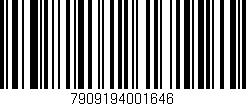 Código de barras (EAN, GTIN, SKU, ISBN): '7909194001646'