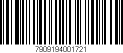 Código de barras (EAN, GTIN, SKU, ISBN): '7909194001721'