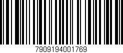 Código de barras (EAN, GTIN, SKU, ISBN): '7909194001769'
